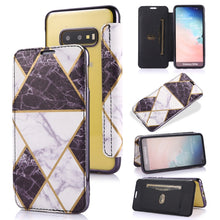 Load image into Gallery viewer, Bronzing Plating PU + TPU Horizontal Flip Leather Case with Holder &amp; Card Slot, For Samsung Galaxy A50, For Samsung Galaxy S8, For Samsung Galaxy S9+, For Samsung Galaxy A20 / A30, For Samsung Galaxy S10e, For Samsung Galaxy A51                        ...