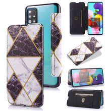 Load image into Gallery viewer, Bronzing Plating PU + TPU Horizontal Flip Leather Case with Holder &amp; Card Slot, For Samsung Galaxy A50, For Samsung Galaxy S8, For Samsung Galaxy S9+, For Samsung Galaxy A20 / A30, For Samsung Galaxy S10e, For Samsung Galaxy A51                        ...