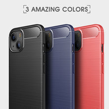 Load image into Gallery viewer, Brushed Texture Carbon Fiber TPU Case, For Motorola Moto G Stylus 2021 5G, For iPhone 13, For iPhone 13 mini, For iPhone 13 Pro, For iPhone 13 Pro Max