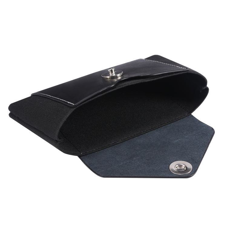 Ultra-thin Elasticity Mobile Phone Leather Case Waist Bag, For 5.8-6.1 inch Phones, Size: S, For 5.5-6.5 inch Phones, Size: M, For 6.7-6.9 inch Phones, Size: L