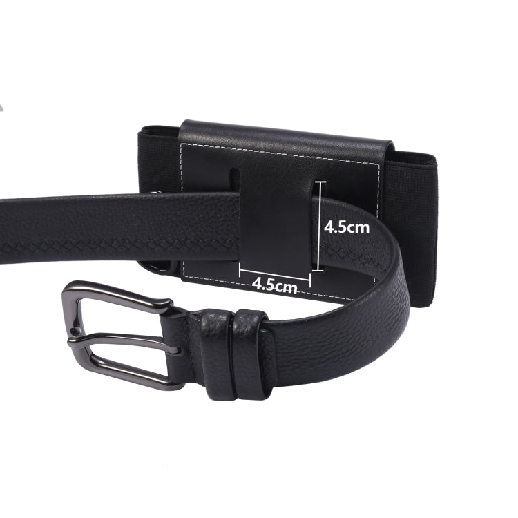Ultra-thin Elasticity Mobile Phone Leather Case Waist Bag, For 5.8-6.1 inch Phones, Size: S, For 5.5-6.5 inch Phones, Size: M, For 6.7-6.9 inch Phones, Size: L