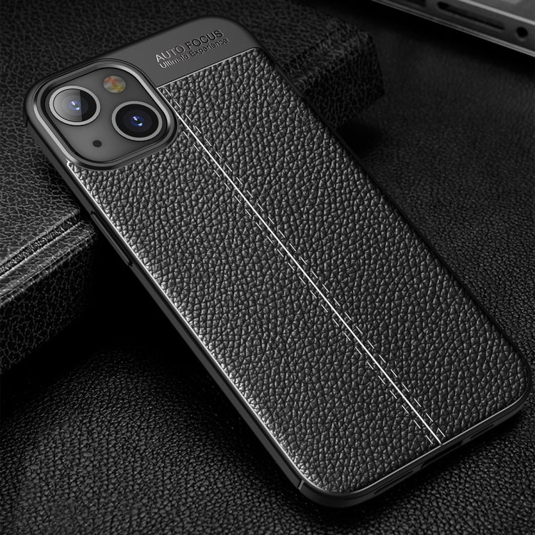 Litchi Texture TPU Shockproof Case, For iPhone 13 mini, For iPhone 13 Pro, For iPhone 13 Pro Max, For iPhone 13, For vivo Y73 5G