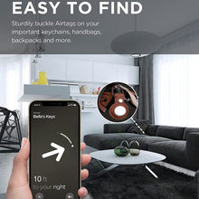 Load image into Gallery viewer, Litchi Texture Leather Protective Case with Key Ring for AirTag
