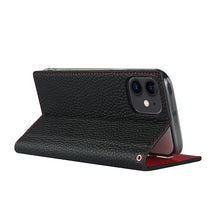 Load image into Gallery viewer, Litchi Texture Horizontal Flip Top Layer Cowhide Leather Case with Holder &amp; Card Slots &amp; Wallet &amp; Strap &amp; Wire Winder, For iPhone 12 mini, For iPhone 12 / 12 Pro, For iPhone 12 Pro Max, For iPhone 11 Pro, For iPhone 11, For iPhone 11 Pro Max           ...