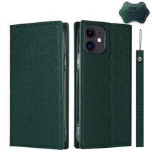 Load image into Gallery viewer, Litchi Texture Horizontal Flip Top Layer Cowhide Leather Case with Holder &amp; Card Slots &amp; Wallet &amp; Strap &amp; Wire Winder, For iPhone 12 mini, For iPhone 12 / 12 Pro, For iPhone 12 Pro Max, For iPhone 11 Pro, For iPhone 11, For iPhone 11 Pro Max           ...
