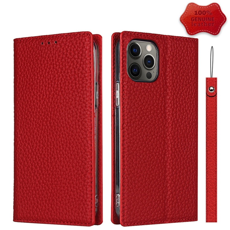 Litchi Texture Horizontal Flip Top Layer Cowhide Leather Case with Holder & Card Slots & Wallet & Strap & Wire Winder, For iPhone 12 mini, For iPhone 12 / 12 Pro, For iPhone 12 Pro Max, For iPhone 11 Pro, For iPhone 11, For iPhone 11 Pro Max           ...
