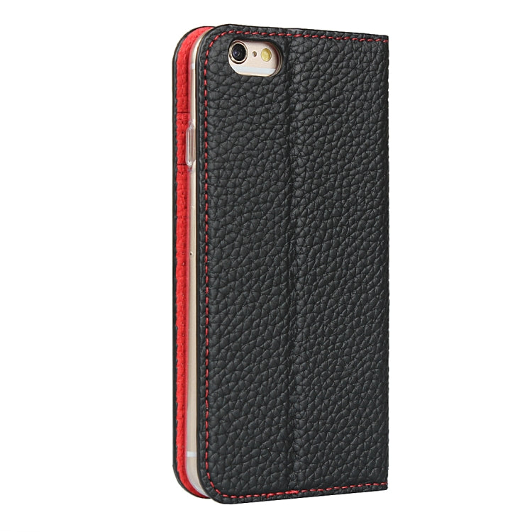 Litchi Texture Horizontal Flip Top Layer Cowhide Leather Case with Holder & Card Slots & Wallet & Strap & Wire Winder, For iPhone 6 & 6s, For iPhone 6 Plus & 6s Plus, For iPhone XR, For iPhone XS Max
