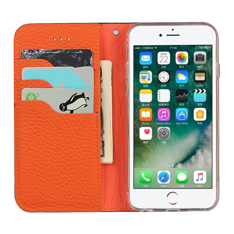 Litchi Texture Horizontal Flip Top Layer Cowhide Leather Case with Holder & Card Slots & Wallet & Strap & Wire Winder, For iPhone 6 & 6s, For iPhone 6 Plus & 6s Plus, For iPhone XR, For iPhone XS Max