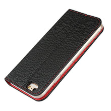 Load image into Gallery viewer, Litchi Texture Horizontal Flip Top Layer Cowhide Leather Case with Holder &amp; Card Slots &amp; Wallet &amp; Strap &amp; Wire Winder, For iPhone 6 &amp; 6s, For iPhone 6 Plus &amp; 6s Plus, For iPhone XR, For iPhone XS Max