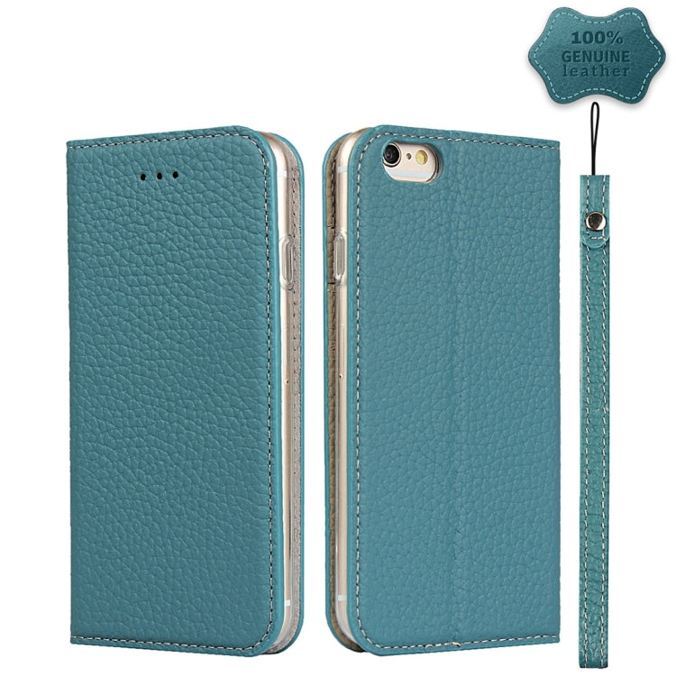Litchi Texture Horizontal Flip Top Layer Cowhide Leather Case with Holder & Card Slots & Wallet & Strap & Wire Winder, For iPhone 6 & 6s, For iPhone 6 Plus & 6s Plus, For iPhone XR, For iPhone XS Max