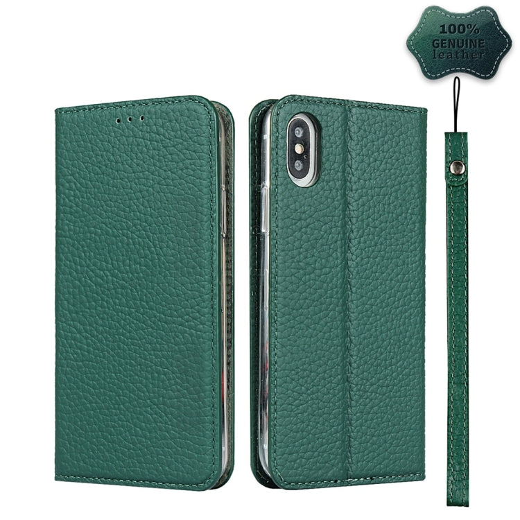 Litchi Texture Horizontal Flip Top Layer Cowhide Leather Case with Holder & Card Slots & Wallet & Strap & Wire Winder, For iPhone 6 & 6s, For iPhone 6 Plus & 6s Plus, For iPhone XR, For iPhone XS Max