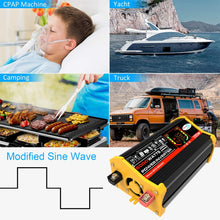 Load image into Gallery viewer, Legend III Generation DC12V to AC220V 6000W Car Power Inverter with LED Display, DC12V to AC220V