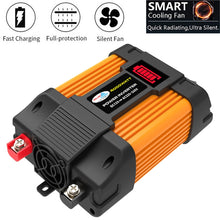 Load image into Gallery viewer, Little Wasp 12V to 220V 4000W Car Power Inverter with LED Display &amp; Dual USB, 12V to 220V 4000W