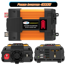 Load image into Gallery viewer, Little Wasp 12V to 220V 4000W Car Power Inverter with LED Display &amp; Dual USB, 12V to 220V 4000W