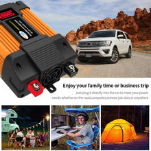 Load image into Gallery viewer, Little Wasp 12V to 220V 4000W Car Power Inverter with LED Display &amp; Dual USB, 12V to 220V 4000W