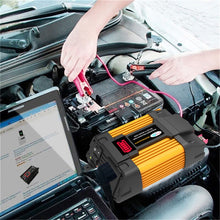 Load image into Gallery viewer, Little Wasp 12V to 220V 4000W Car Power Inverter with LED Display &amp; Dual USB, 12V to 220V 4000W