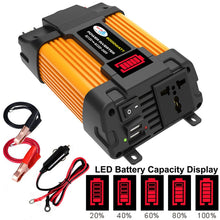 Load image into Gallery viewer, Little Wasp 12V to 220V 6000W Car Power Inverter with LED Display &amp; Dual USB, 12V to 220V 6000W