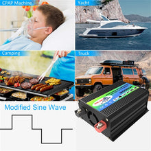 Load image into Gallery viewer, Tang I Generation 12V to 110V 3000W Intelligent Car Power Inverter with Dual USB, 12V to 110V