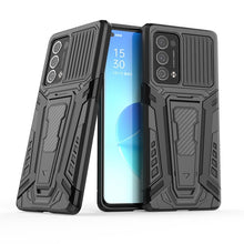 Load image into Gallery viewer, War Chariot Series Armor All-inclusive Shockproof PC + TPU Protective Case with Invisible Holder, For OPPO Reno6 Pro+ 5G, For Samsung Galaxy F52 5G