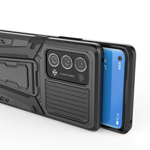 Load image into Gallery viewer, War Chariot Series Armor All-inclusive Shockproof PC + TPU Protective Case with Invisible Holder, For OPPO Reno6 Pro+ 5G, For Samsung Galaxy F52 5G