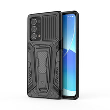 Load image into Gallery viewer, War Chariot Series Armor All-inclusive Shockproof PC + TPU Protective Case with Invisible Holder, For OPPO Reno6 Pro+ 5G, For Samsung Galaxy F52 5G