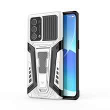 Load image into Gallery viewer, War Chariot Series Armor All-inclusive Shockproof PC + TPU Protective Case with Invisible Holder, For OPPO Reno6 Pro+ 5G, For Samsung Galaxy F52 5G
