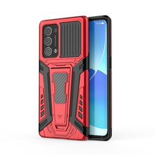 Load image into Gallery viewer, War Chariot Series Armor All-inclusive Shockproof PC + TPU Protective Case with Invisible Holder, For OPPO Reno6 Pro+ 5G, For Samsung Galaxy F52 5G