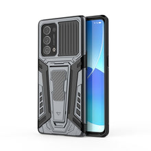Load image into Gallery viewer, War Chariot Series Armor All-inclusive Shockproof PC + TPU Protective Case with Invisible Holder, For OPPO Reno6 Pro+ 5G, For Samsung Galaxy F52 5G