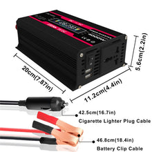 Load image into Gallery viewer, Zhizun 12V to 110V 4000W Car Power Inverter, 12V to 110V
