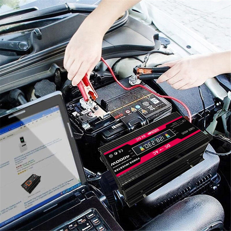 Zhizun 12V to 110V 4000W Car Power Inverter, 12V to 110V