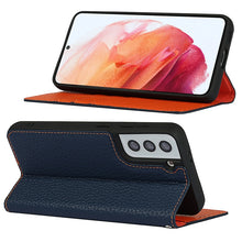 Load image into Gallery viewer, Litchi Texture Horizontal Flip Top Layer Cowhide Leather Case with Holder &amp; Card Slots &amp; Wallet &amp; Strap &amp; Wire Winder, For Samsung Galaxy S21 5G, For Samsung Galaxy S20, For Samsung Galaxy S20 Plus, For Samsung Galaxy S20 Ultra, For Samsung Galaxy S20 FE