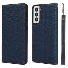 Load image into Gallery viewer, Litchi Texture Horizontal Flip Top Layer Cowhide Leather Case with Holder &amp; Card Slots &amp; Wallet &amp; Strap &amp; Wire Winder, For Samsung Galaxy S21 5G, For Samsung Galaxy S20, For Samsung Galaxy S20 Plus, For Samsung Galaxy S20 Ultra, For Samsung Galaxy S20 FE