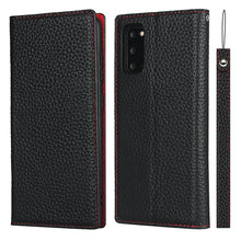 Load image into Gallery viewer, Litchi Texture Horizontal Flip Top Layer Cowhide Leather Case with Holder &amp; Card Slots &amp; Wallet &amp; Strap &amp; Wire Winder, For Samsung Galaxy S21 5G, For Samsung Galaxy S20, For Samsung Galaxy S20 Plus, For Samsung Galaxy S20 Ultra, For Samsung Galaxy S20 FE