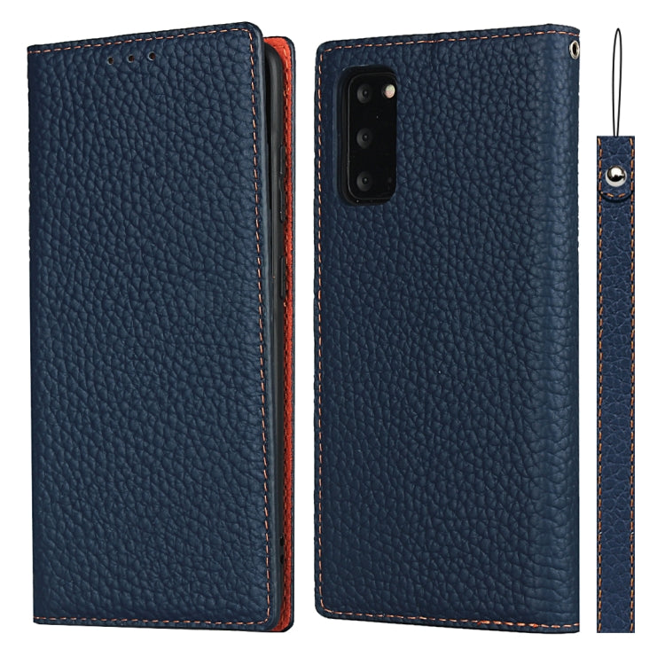 Litchi Texture Horizontal Flip Top Layer Cowhide Leather Case with Holder & Card Slots & Wallet & Strap & Wire Winder, For Samsung Galaxy S21 5G, For Samsung Galaxy S20, For Samsung Galaxy S20 Plus, For Samsung Galaxy S20 Ultra, For Samsung Galaxy S20 FE