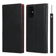 Load image into Gallery viewer, Litchi Texture Horizontal Flip Top Layer Cowhide Leather Case with Holder &amp; Card Slots &amp; Wallet &amp; Strap &amp; Wire Winder, For Samsung Galaxy S21 5G, For Samsung Galaxy S20, For Samsung Galaxy S20 Plus, For Samsung Galaxy S20 Ultra, For Samsung Galaxy S20 FE
