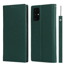 Load image into Gallery viewer, Litchi Texture Horizontal Flip Top Layer Cowhide Leather Case with Holder &amp; Card Slots &amp; Wallet &amp; Strap &amp; Wire Winder, For Samsung Galaxy S21 5G, For Samsung Galaxy S20, For Samsung Galaxy S20 Plus, For Samsung Galaxy S20 Ultra, For Samsung Galaxy S20 FE
