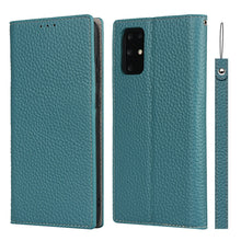 Load image into Gallery viewer, Litchi Texture Horizontal Flip Top Layer Cowhide Leather Case with Holder &amp; Card Slots &amp; Wallet &amp; Strap &amp; Wire Winder, For Samsung Galaxy S21 5G, For Samsung Galaxy S20, For Samsung Galaxy S20 Plus, For Samsung Galaxy S20 Ultra, For Samsung Galaxy S20 FE