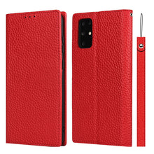 Load image into Gallery viewer, Litchi Texture Horizontal Flip Top Layer Cowhide Leather Case with Holder &amp; Card Slots &amp; Wallet &amp; Strap &amp; Wire Winder, For Samsung Galaxy S21 5G, For Samsung Galaxy S20, For Samsung Galaxy S20 Plus, For Samsung Galaxy S20 Ultra, For Samsung Galaxy S20 FE