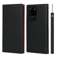 Load image into Gallery viewer, Litchi Texture Horizontal Flip Top Layer Cowhide Leather Case with Holder &amp; Card Slots &amp; Wallet &amp; Strap &amp; Wire Winder, For Samsung Galaxy S21 5G, For Samsung Galaxy S20, For Samsung Galaxy S20 Plus, For Samsung Galaxy S20 Ultra, For Samsung Galaxy S20 FE