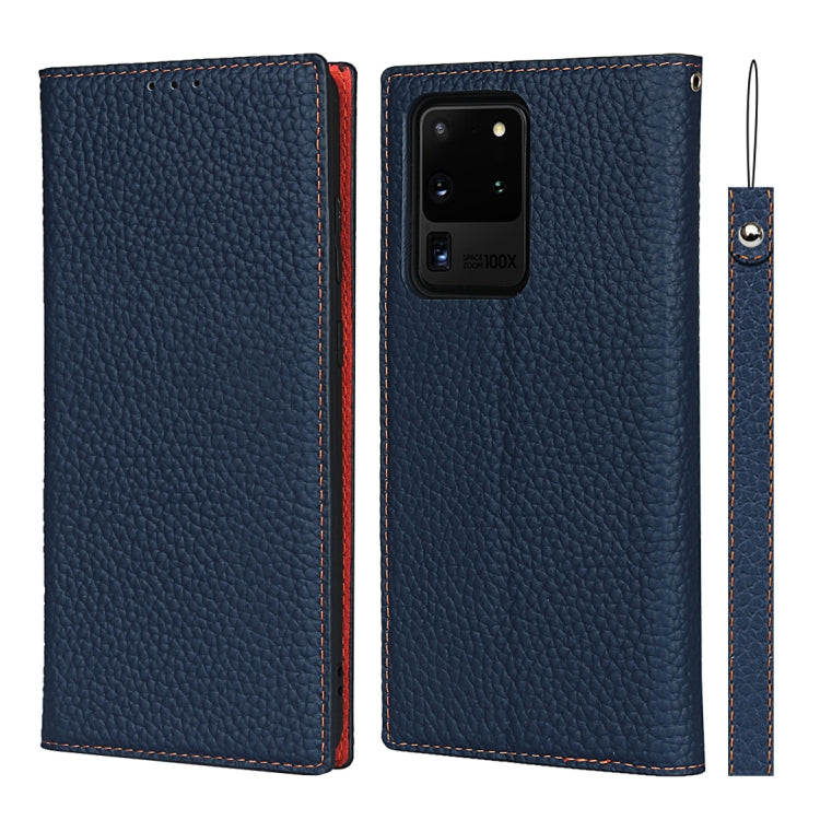 Litchi Texture Horizontal Flip Top Layer Cowhide Leather Case with Holder & Card Slots & Wallet & Strap & Wire Winder, For Samsung Galaxy S21 5G, For Samsung Galaxy S20, For Samsung Galaxy S20 Plus, For Samsung Galaxy S20 Ultra, For Samsung Galaxy S20 FE
