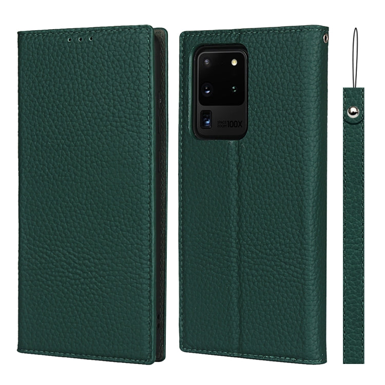Litchi Texture Horizontal Flip Top Layer Cowhide Leather Case with Holder & Card Slots & Wallet & Strap & Wire Winder, For Samsung Galaxy S21 5G, For Samsung Galaxy S20, For Samsung Galaxy S20 Plus, For Samsung Galaxy S20 Ultra, For Samsung Galaxy S20 FE