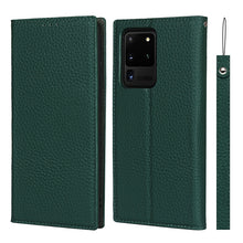 Load image into Gallery viewer, Litchi Texture Horizontal Flip Top Layer Cowhide Leather Case with Holder &amp; Card Slots &amp; Wallet &amp; Strap &amp; Wire Winder, For Samsung Galaxy S21 5G, For Samsung Galaxy S20, For Samsung Galaxy S20 Plus, For Samsung Galaxy S20 Ultra, For Samsung Galaxy S20 FE