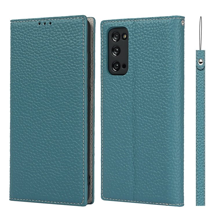 Litchi Texture Horizontal Flip Top Layer Cowhide Leather Case with Holder & Card Slots & Wallet & Strap & Wire Winder, For Samsung Galaxy S21 5G, For Samsung Galaxy S20, For Samsung Galaxy S20 Plus, For Samsung Galaxy S20 Ultra, For Samsung Galaxy S20 FE