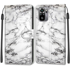 Voltage Coloured Drawing Magnetic Clasp Horizontal Flip PU Leather Case with Holder & Card Slots, For Xiaomi Redmi Note 10 4G/Note 10S, For Xiaomi Redmi Note 7