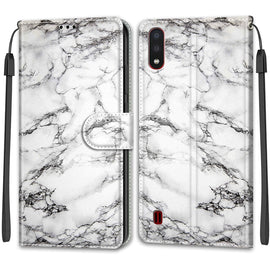 Voltage Colored Drawing Magnetic Clasp Horizontal Flip PU Leather Case with Holder & Card Slots, For Samsung Galaxy A01, For Samsung Galaxy A10