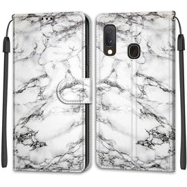 Voltage Colored Drawing Magnetic Clasp Horizontal Flip PU Leather Case with Holder & Card Slots, For Samsung Galaxy A20e, For Samsung Galaxy A30 / A20