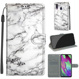 Voltage Colored Drawing Magnetic Clasp Horizontal Flip PU Leather Case with Holder & Card Slots, For Samsung Galaxy A40, For Samsung Galaxy A50