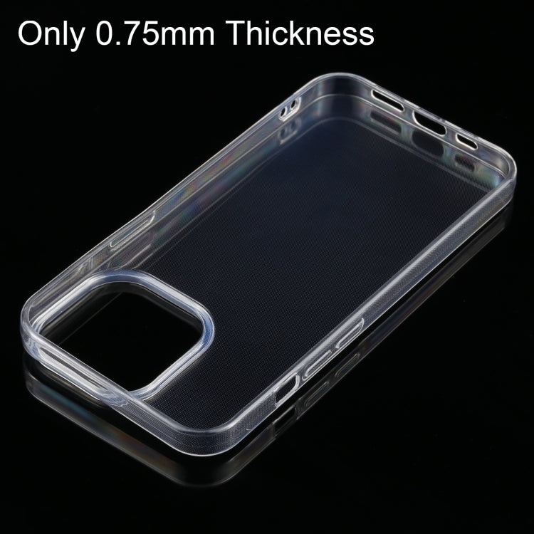 0.75mm Ultra-thin Transparent TPU Soft Protective Case, For iPhone 13 Pro, For iPhone 13 Pro Max