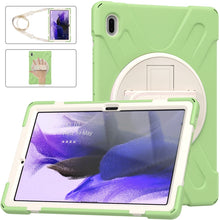 Load image into Gallery viewer, Silicone + PC Protective Case with Holder &amp; Shoulder Strap, For Samsung Galaxy Tab S7 FE 5G 12.4 T730, For Samsung Galaxy Tab S7 FE T730 / S7+ / S9+ /S8+