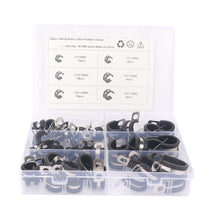 Load image into Gallery viewer, A1196 52 in 1 Car Rubber Cushion Pipe Clamps Stainless Steel Clamps, 52 in 1